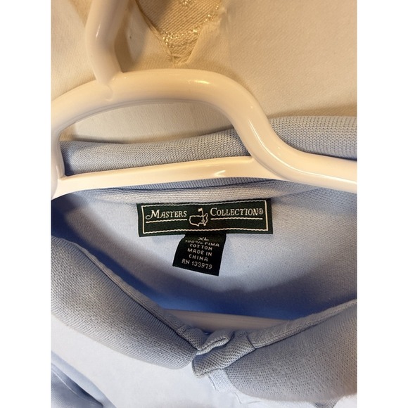 Masters Collection XL Baby Blue Shortsleeve Polo AUGUSTA MASTERS See Pics - Picture 3 of 5